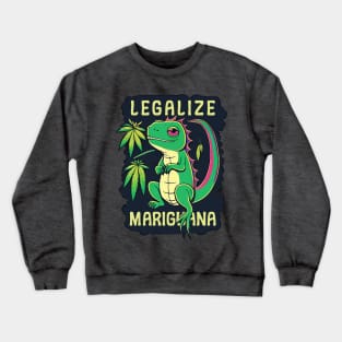 Legalize Mariguana Crewneck Sweatshirt